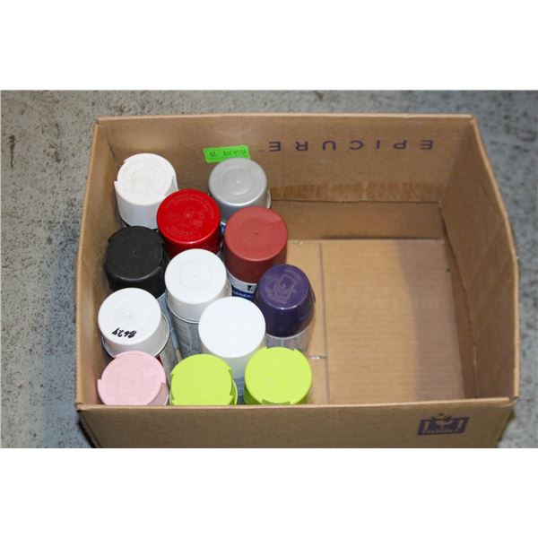 LOT OF SPRAY PAINT
