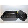 Image 1 : TURKEY ROASTING PAN PLUS REGULAR ROASTING PAN
