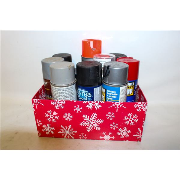 LOT OF SPRAY PAINT