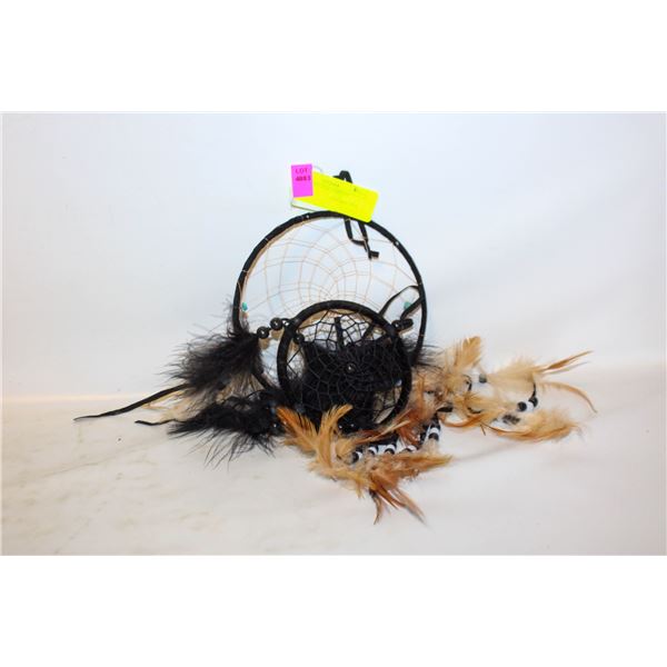2 FEATHER LOADED DREAM CATCHER