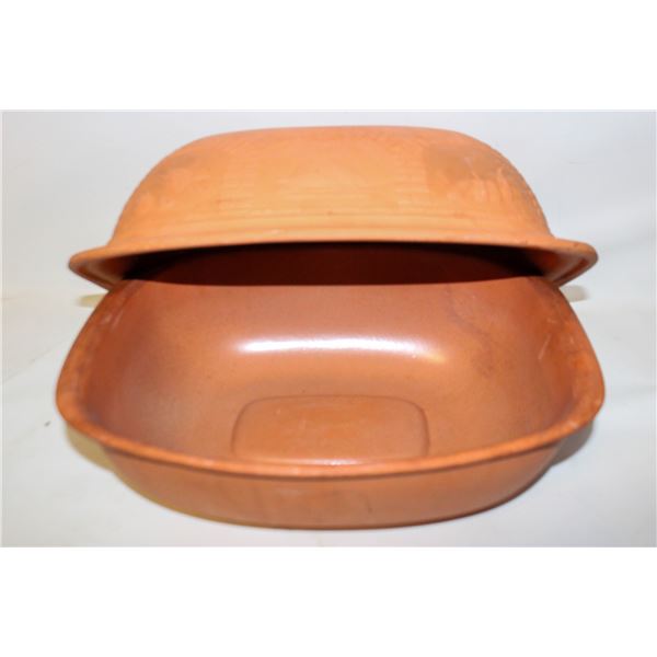 VINTAGE SCHLEMMERTOPF ALL-NATURAL CLAY ROASTER