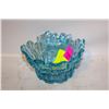 Image 1 : 1985 VINTAGEDALZELL VIKING GLASS ICE BLUE GLIMMER
