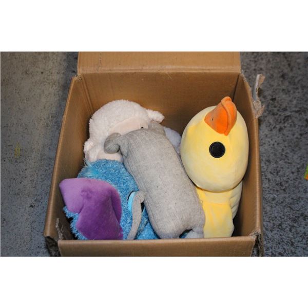 BOX OF KIDS STUFFIES