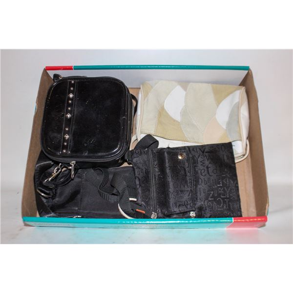 FLAT OF LADIES SLING PURSES PLUS PURSE