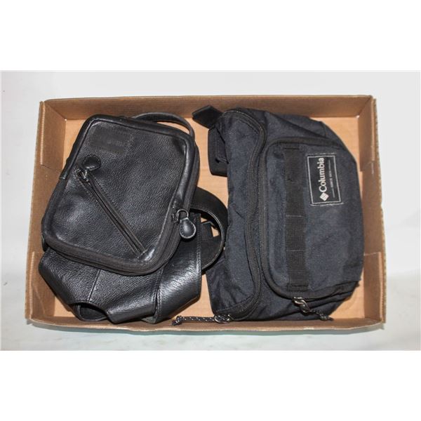 MBARQGO CROSS BODY SLING BAG PLUS COLUMBIA BELT