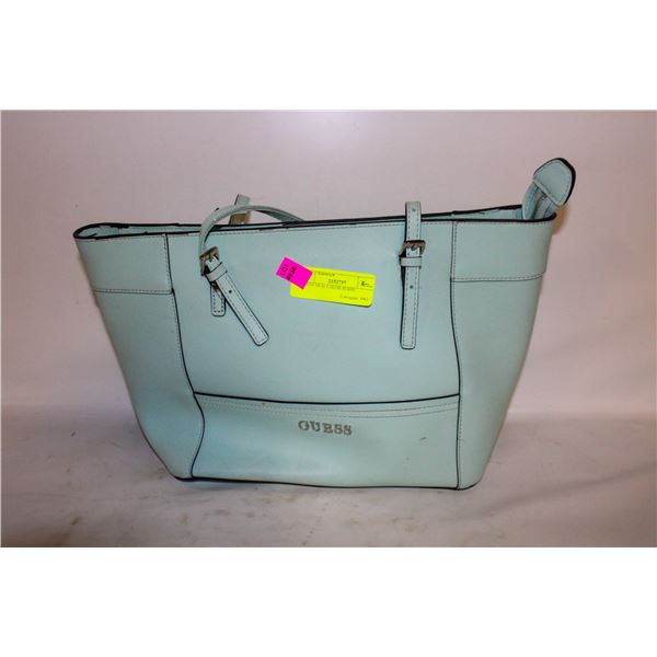 GUESS TEAL COLOR PURSE
