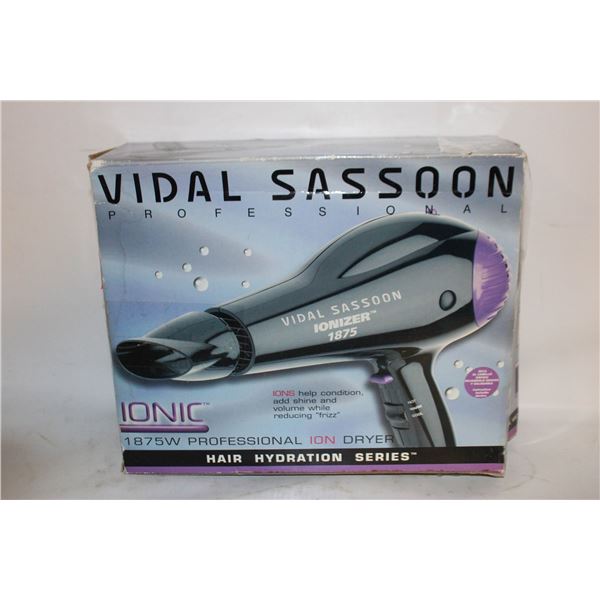 VIDAL SASSOON PROFESSIONAL IONIZER HAIR DRYER