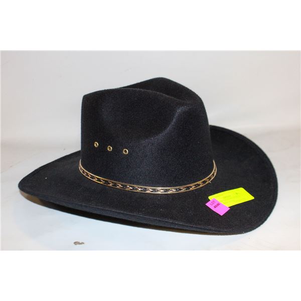 MENS L/XL WESTERN EXPRESS BLACK COWBOY HAT