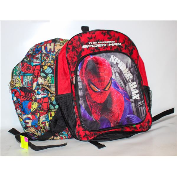 KIDS MARVEL PLUS SPIDERMAN BACKPACKS