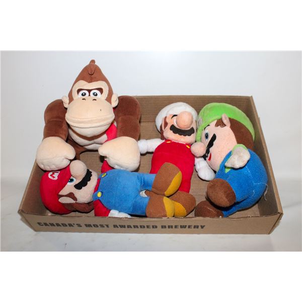MARIO BROS AND DONKEY KONG STUFFIES