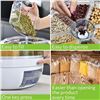 Image 6 : BIG SIZE 6 BUCKET 360° ROTATING GRAINS DISPENSER