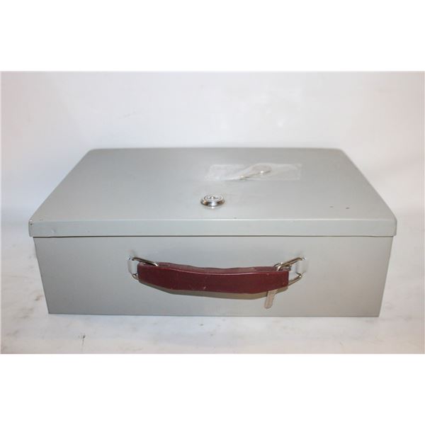 HEAVY LOCK BOX WITH 2 KEYS