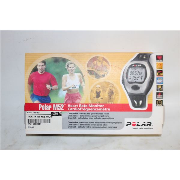 POLAR M52 HEART RATE MONITOR WATCH