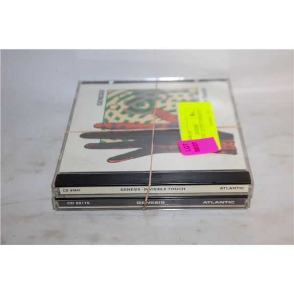 CD'S- GENESIS- SET OF 2 ASSORTED