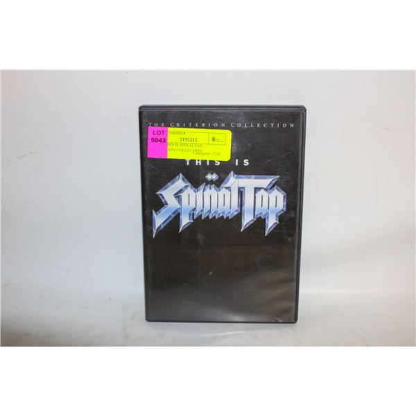 DVD- THIS IS SPINALTAP- CRITERION COLLECTION