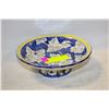 Image 1 : HAND PAINTED PORCELAIN FOOTED FRUIT BOWL FROM