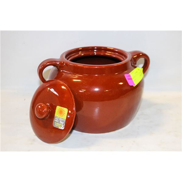 SUNBURST CANADA OVEN PROOF BEAN POT