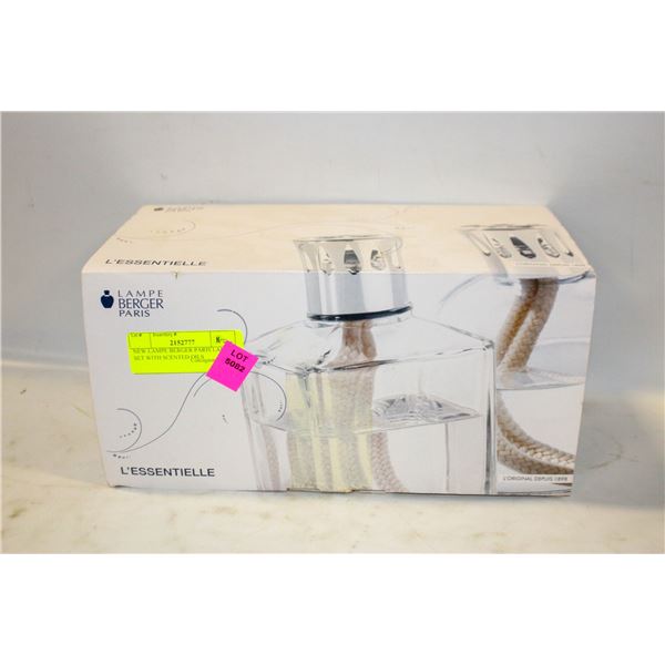 NEW LAMPE BERGER PARIS LAMP SET WITH SCENTED OILS