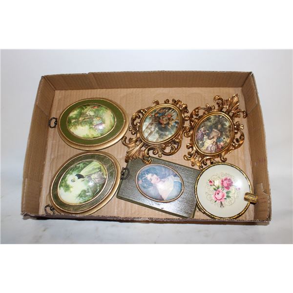 FLAT OF VINTAGE PICTURE DÉCOR