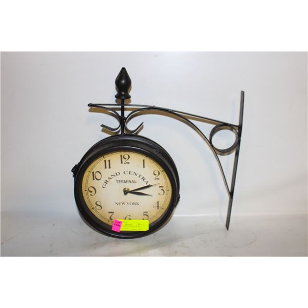 OUTDOOR WALL MOUNT GRAND CENTRAL CLOCK
