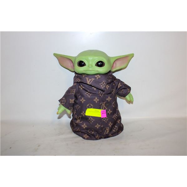 GROGU IN LOUIS VUITTON OUTFIT