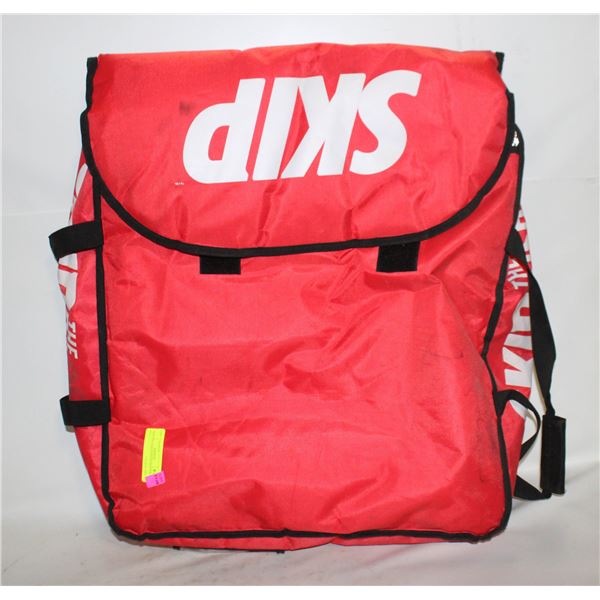 SKIP THE DISHES PIZZA DELIVERY BAG