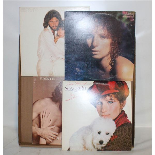 4  BARBRA STREISAND ALBUMS SONGBIRD, WET