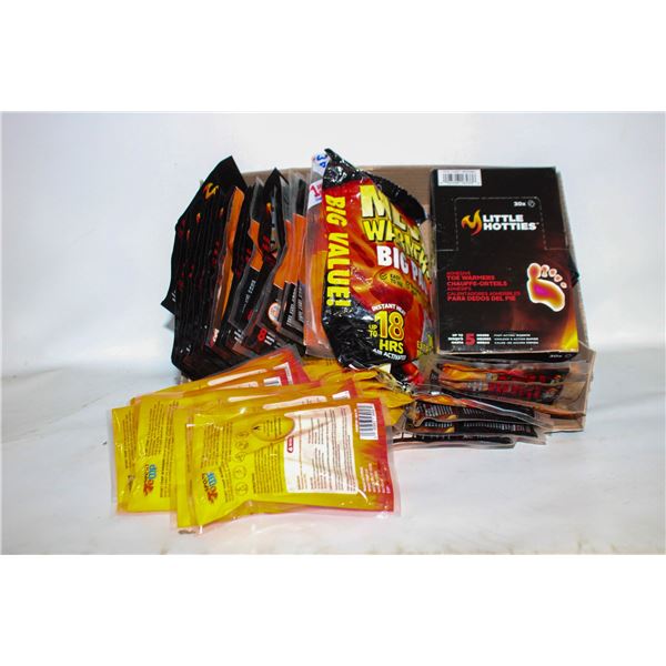 FLAT OF HAND WARMERS