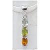 Image 1 : #149-NATURAL MULTI-COLOUR TOURMALINE PENDANT