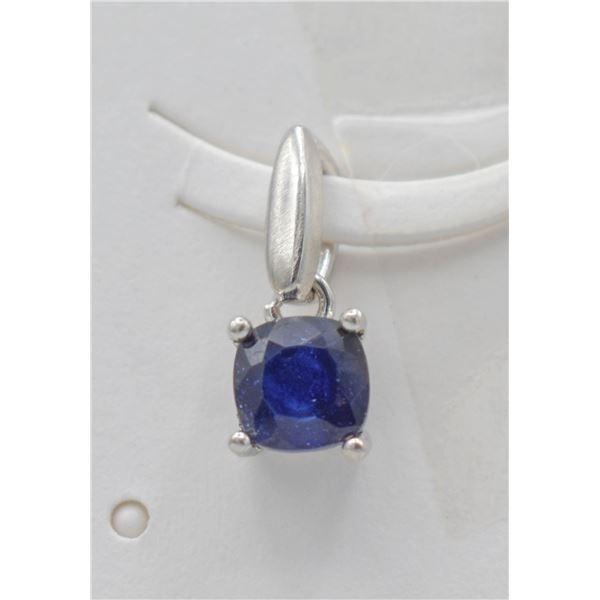 #59-NATURAL BLUE SAPPHIRE PENDANT