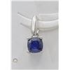 Image 1 : #59-NATURAL BLUE SAPPHIRE PENDANT
