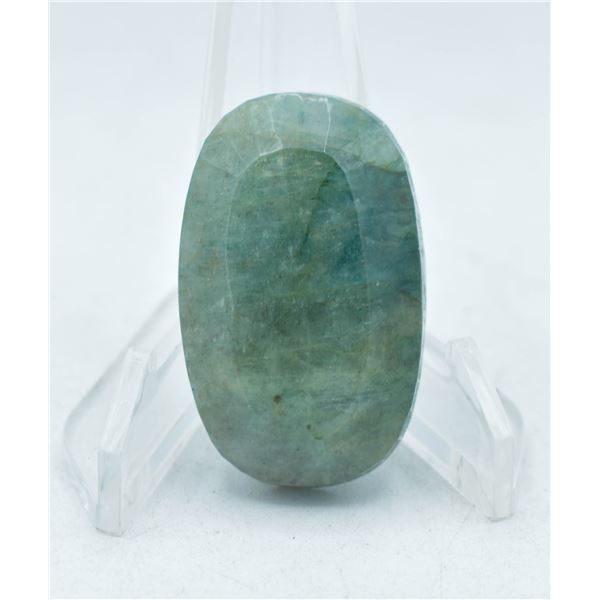 #232-NATURAL GREEN EMERALD GEMSTONE 157.00CT