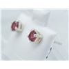 Image 2 : #12-NATURAL GARNET STUD EARRINGS