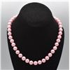 Image 1 : #210- SEA SHELL PEARL NECKLACE  18 "
