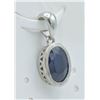 Image 2 : #131-NATURAL BLUE SAPPHIRE PENDANT