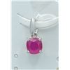 Image 1 : #65-NATURAL RED RUBY PENDANT