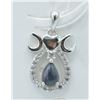 Image 1 : #151- NATURAL MULTI-COLOUR  OPAL & ZC PENDANT