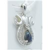 Image 2 : #151- NATURAL MULTI-COLOUR  OPAL & ZC PENDANT