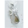 Image 2 : #150- NATURAL MULTI-COLOUR  OPAL & ZC PENDANT