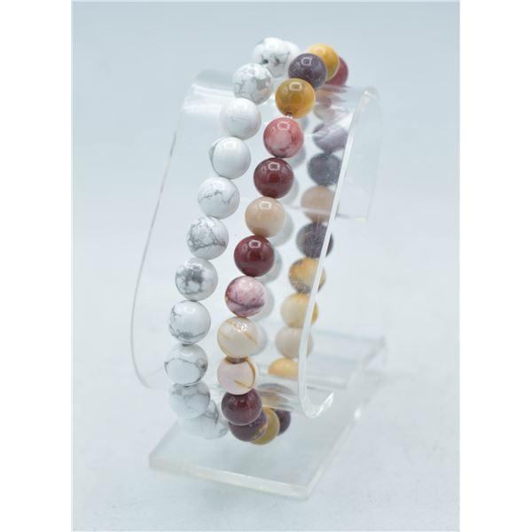 #160- NATURAL PICTURE JASPER & WHITE TOUQOUISE