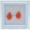 Image 1 : $60-NATURAL ORANG CAMELIAN STONE  6.0CT