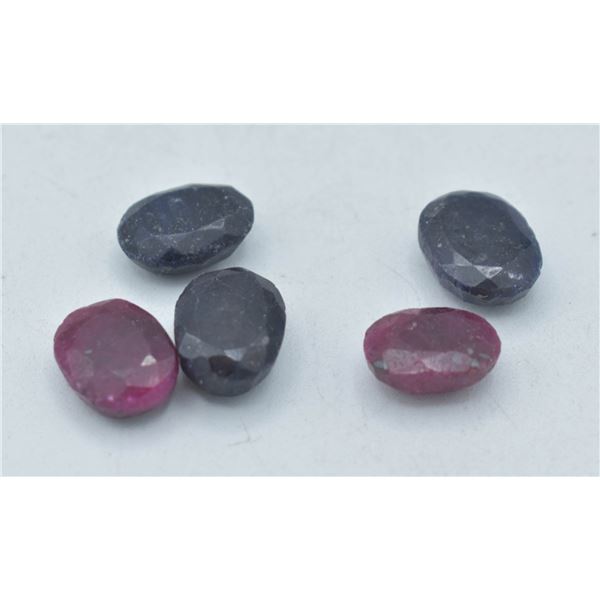 #78- NATURAL SAPPHIRE & RUBY GEMSTONES 102.35CT