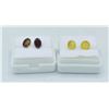 Image 1 : #74- NATURAL TOURMALINE 1.70CT & YELLOW SAPPIRE 3.