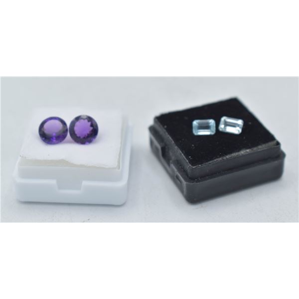 #66- NATURAL AMETHYST 3.50CT & TOPAZ 1.50CT