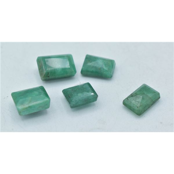 #81-NATURAL GREEN EMERALD GEMSTONES 40.45 CT