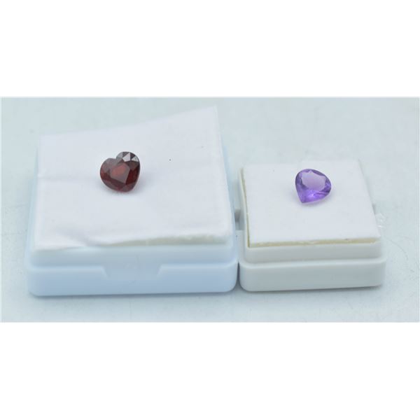 #92-NATURAL AMETHYST 1.5CT & GARNET 3.48 CT
