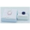 Image 1 : #88- NATURAL SAPPHIRE 4.60CT  & ROSE QAURTZ 7.90CT