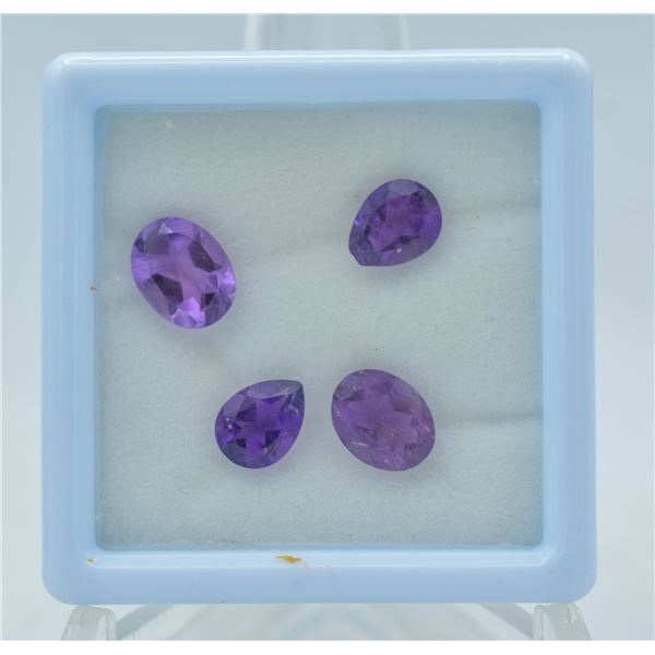 #22-NATURAL PURPLE AMETHYST GEMSTONES 5.40CT