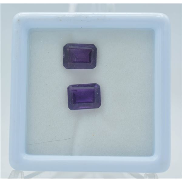 #23-NATURAL PURPLE AMETHYST GEMSTONES 3.94CT