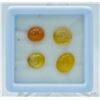 Image 1 : #29-NATURAL MULTI-COLORED SAPPHIRE STONES 14.86CT